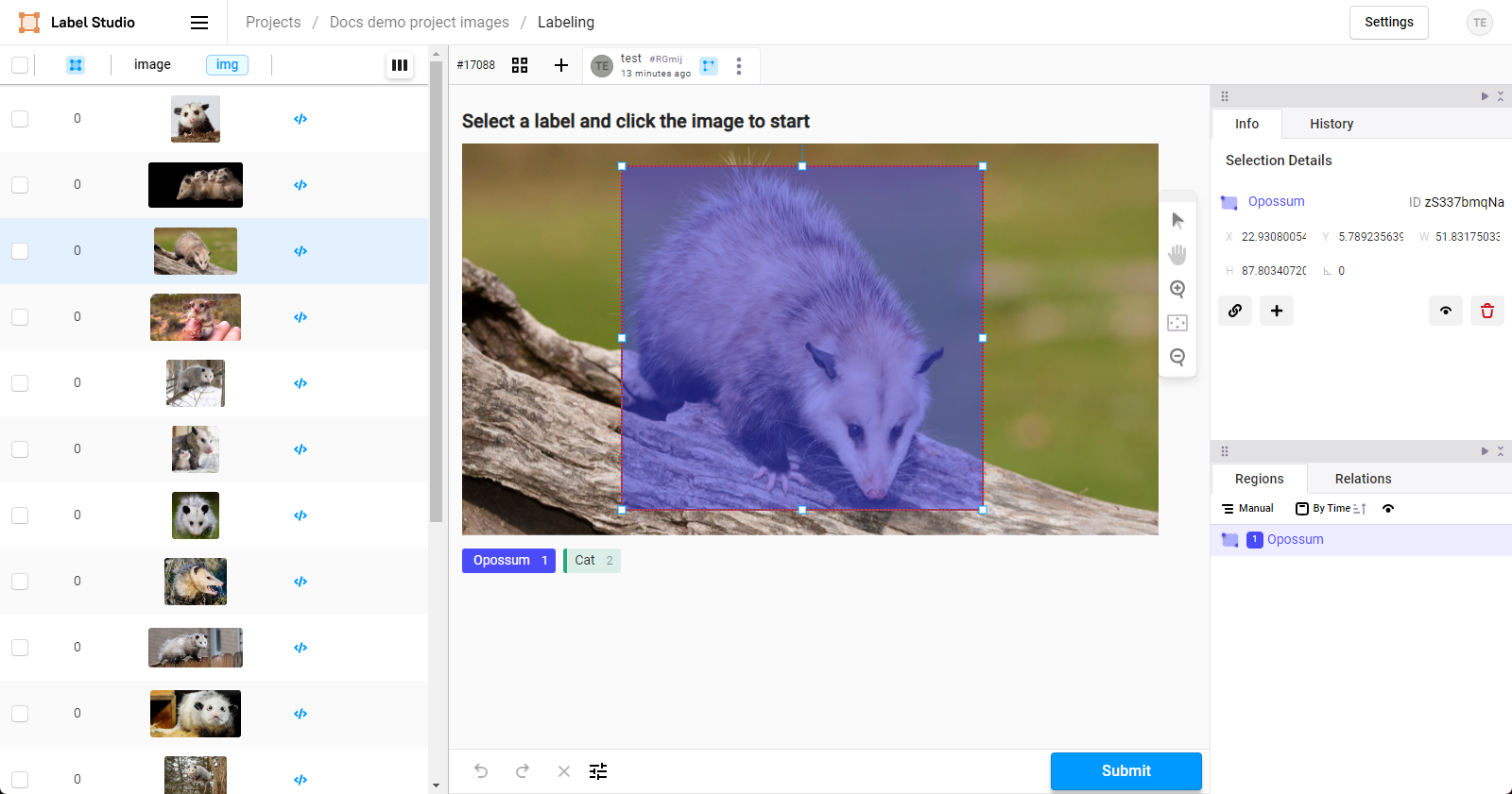 Screenshot of Quick View